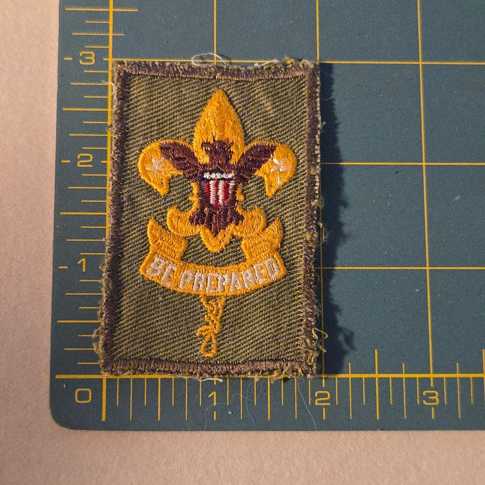 VTG 1960s BSA Eagle Be Prepared First Class Rank Patch Boy Scouts Of America EUC